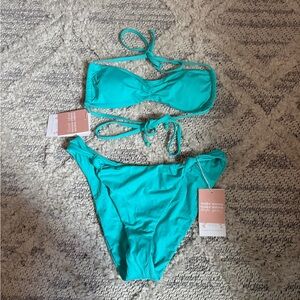 Blue bikini